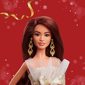 Papusa BARBIE Holiday 2025, brunetă (JBH97)