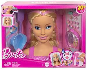 Papusa BARBIE Cap de coafură cu șuvițe colorate (JFG81)