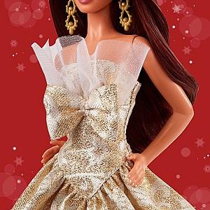 Papusa BARBIE Holiday 2025, brunetă (JBH97)