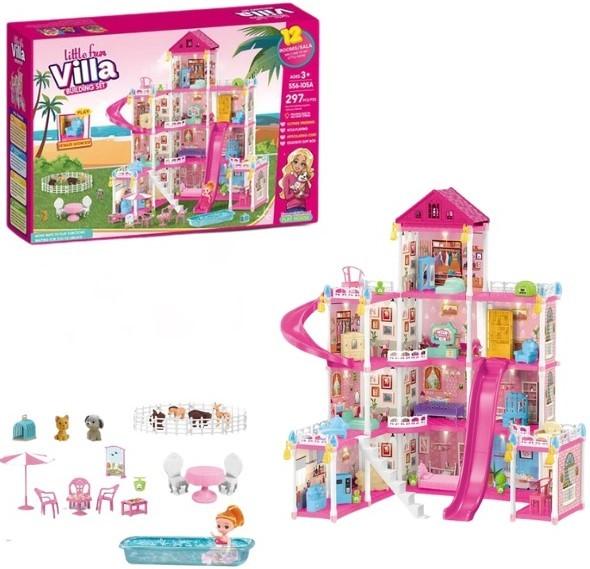 Casuta pentru papusi Essa Toys Vila Mică (556-105A)