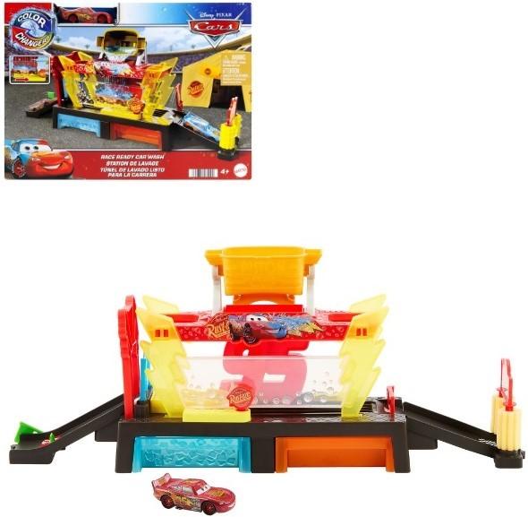 Set de jucarii Hot Wheels Spălătorie auto cu Fulger McQueen (JBM70)