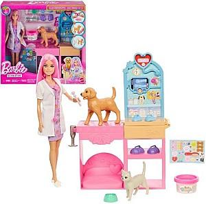 Set de jucarii BARBIE Clinica veterinară (JFX93)