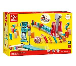 Joc de masa Hape Domino „Ciocanul puternic” (E1056)