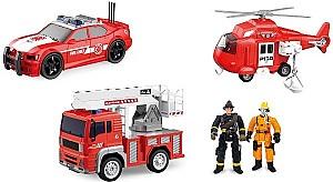 Tehnica speciala Wenyi Set mașini de pompieri cu fricțiune WY550-3