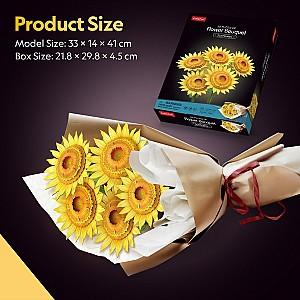 3D Puzzle CubicFun Buchet de flori – Floarea-soarelui (P866h)