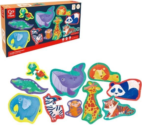 Puzzle Hape Prietenii Junglei E1647