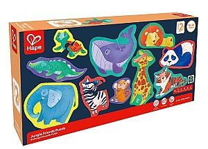 Puzzle Hape Prietenii Junglei E1647
