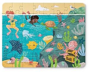 3D Puzzle Hape 3 în 1 „Prietenii Oceanului” (E1645)