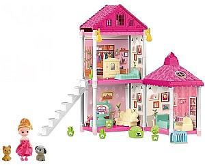 Casuta pentru papusi Essa Toys Vila Mică (556-101A)