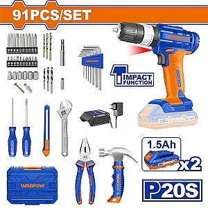 Set de scule Wadfow WDT1B90