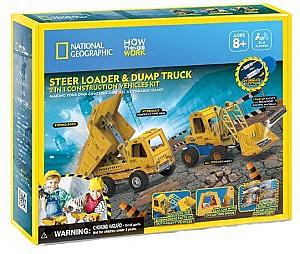 3D Puzzle CubicFun Mini Încărcător și Camion Basculant (DS1132h)