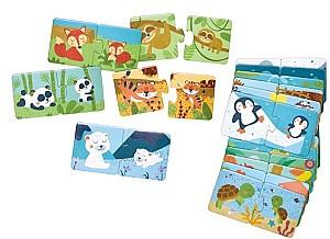 Puzzle Hape Potrivește perechea – Animale și pui