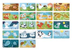 Puzzle Hape Potrivește perechea – Animale și pui