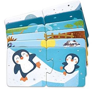 Puzzle Hape Potrivește perechea – Animale și pui