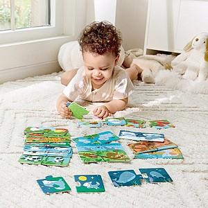 Puzzle Hape Potrivește perechea – Animale și pui