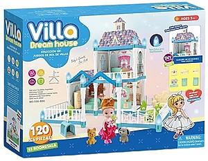 Casuta pentru papusi Essa Toys Vila Visurilor (556-80A)