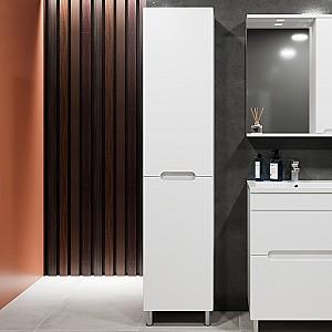 Dulap penal Bayro Etna cu coș 416x1900 Stâng Alb Mat