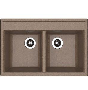 Chiuveta de bucatarie Dr. Gans Astra 780х510х217 Brun/Terracota