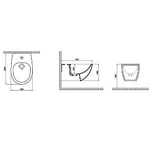 Bideu QuarterBath Concorde (120374)