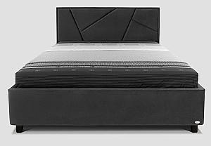 Pat Confort Vegas 160x200 Negru tapitat