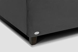 Pat Confort Vegas 160x200 Negru tapitat