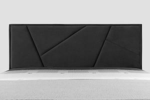 Pat Confort Vegas 160x200 Negru tapitat