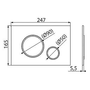 Buton de scurgere Alcaplast M778-5