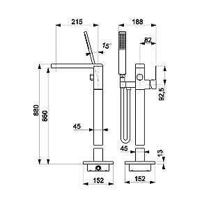Baterie cada Armatura Logon Black (104644)