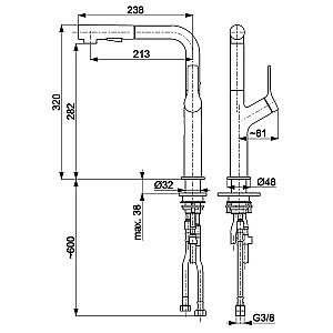 Robinet bucatarie Armatura Duero Design 109675