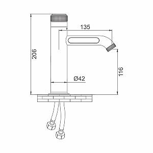 Baterie pentru lavoar MatezZi SOLE (106116)
