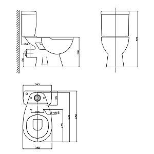 Vas WC NOMI Libero Rimless (117178)