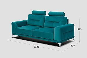 Canapea Confort Millenium (2.2 m) Turcoaz