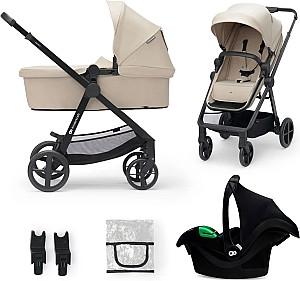 Carucior 3 in 1 KinderKraft Newly Mink Pro Beige (KSNEWL00BEG300I)