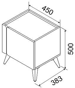 Set dormitor Ambianta Space Nr.1 Alb