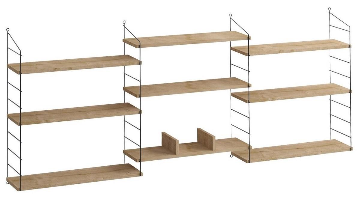 Raft de perete Trendy Laba Stejar (Bej)