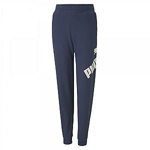 Pantaloni sport barbati Puma Big Logo Sweat Pants TR cl B Blue