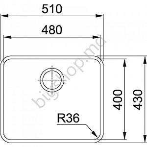 Chiuveta de bucatarie Franke Aton ANX 110-48