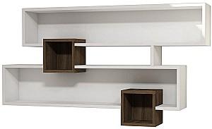 Raft de perete Trendy Karen Nuc (Maro)/Alb