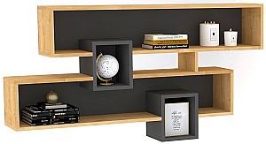 Raft de perete Trendy Karen Safir (Bej)/Antracit (Gri)