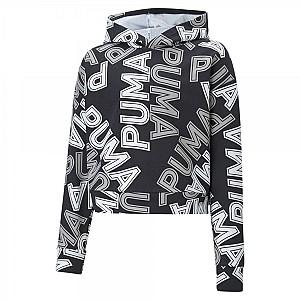 Hanorac femeie Puma  Modern Sports AOP Hoody G black