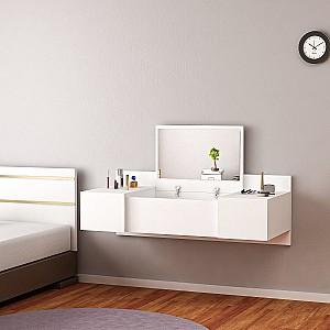 Masa de machiaj Trendy Zakkum Alb