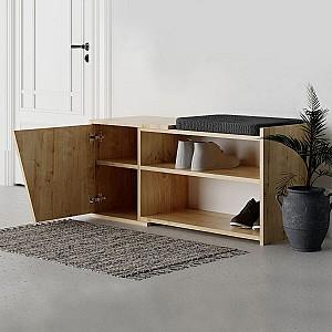 Dulap pentru incaltaminte Trendy Fiona Stejar (Bej)