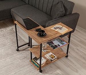 Masuta de cafea, reviste Trendy Melin Pin Atlantic (Maro)/Negru