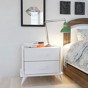 Noptiera Trendy Andaz Alb