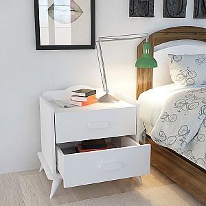 Noptiera Trendy Andaz Alb