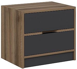 Noptiera Trendy Elina 8170 Nuc (Maro)/Antracit (Gri)