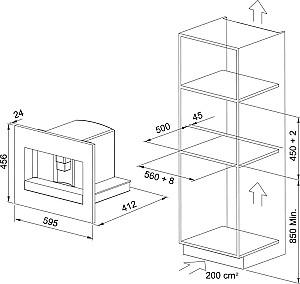 Espressor Franke FMY 45 CM BK (131.0682.091)