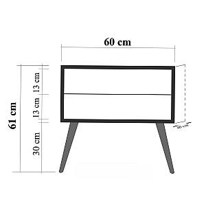 Noptiera Trendy Two 729 Stejar Sonoma (Bej)