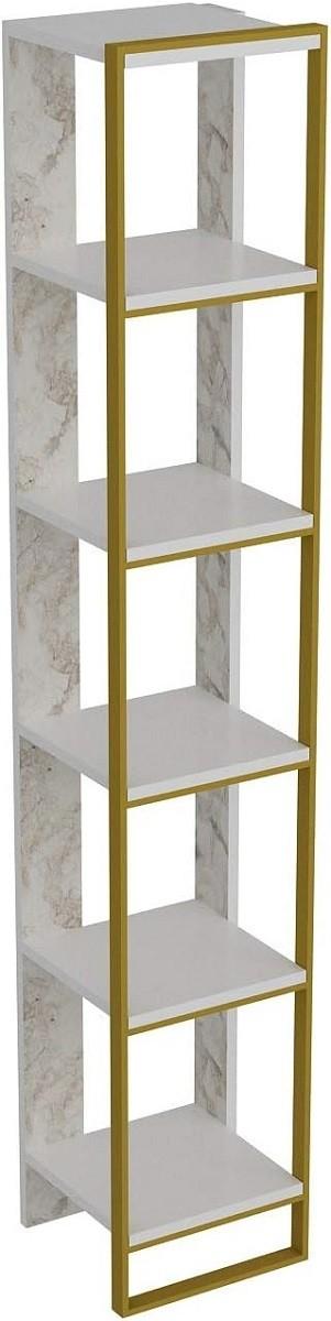 Etajera Trendy Polka Auriu/Alb