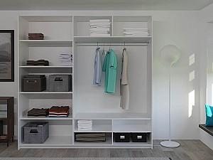 Dulap-cupe Bayro Napoli 200x230x58 cm Top Line Alb (604796)